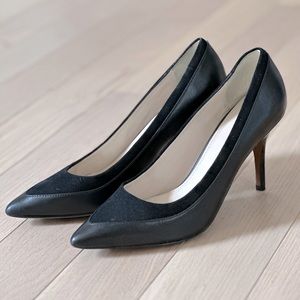 COLE HAAN Leather and Suede Heels